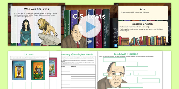 C S Lewis Significant Individuals Lesson Teaching Pack Powerpoint