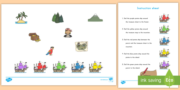 Auditory Memory Map Activity (Pirates) (teacher made)