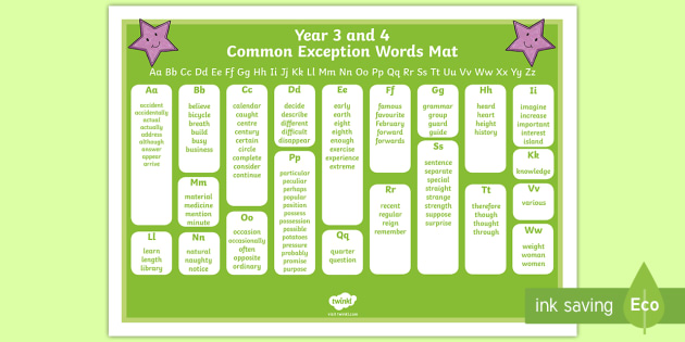 editable-common-exception-words-year-3-and-4-alphabet-word-mat