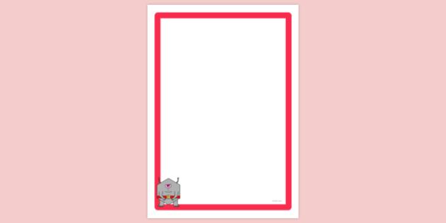 Alien Page Borders | twinkl.co.uk