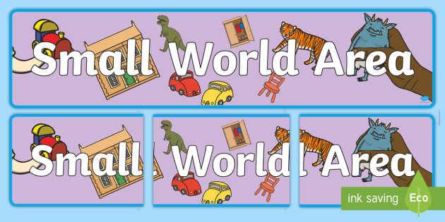 Small Word Area Display Banner Teacher Made