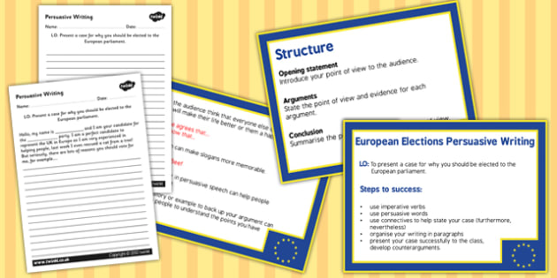 Connectives In Persuasive Writing