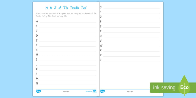 Free Term 1 Week 2 Year 3 And 4 Chapter Chat A To Z Worksheet To Support