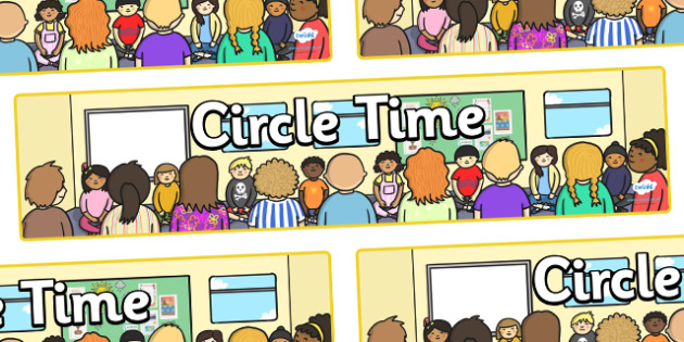 FREE! - 👉 Circle Time Display Banner (teacher made)