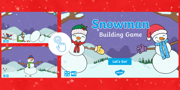 Free Build A Snowman Game Twinkl Go Teacher Made