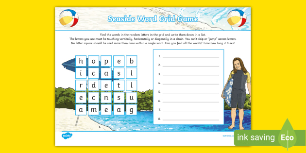 Language Word Grid โข Twinkl.com.au