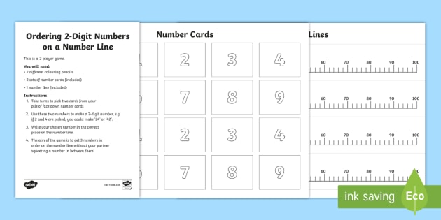 ordering-numbers-on-a-number-line-differentiated-worksheet-worksheets
