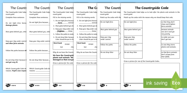 the-countryside-code-rule-worksheets-primary-resource