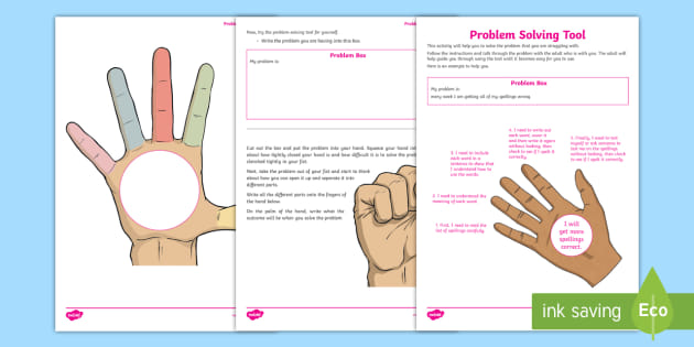 Problem-solving Tool Worksheet (Teacher-Made)