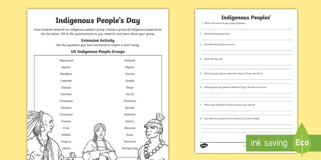 indigenous peoples day kindergarten activities