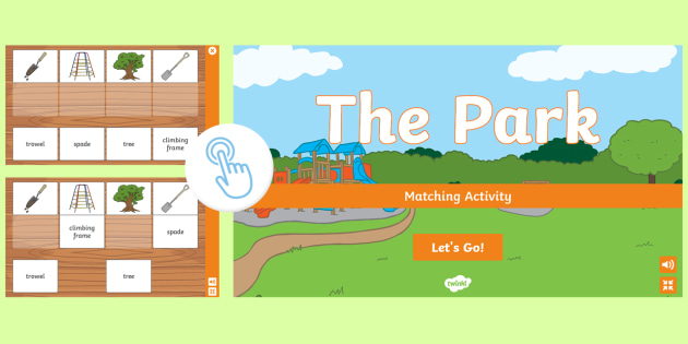 The Park Interactive Matching Activity - Twinkl