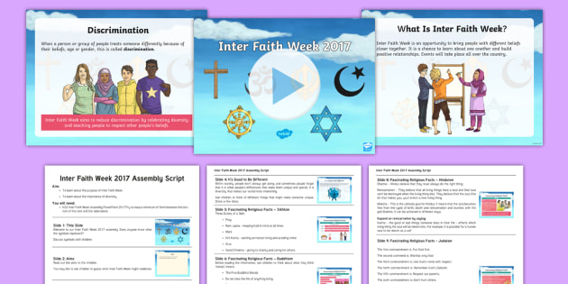 KS2 Inter Faith Week Assembly Pack - diversity, our community