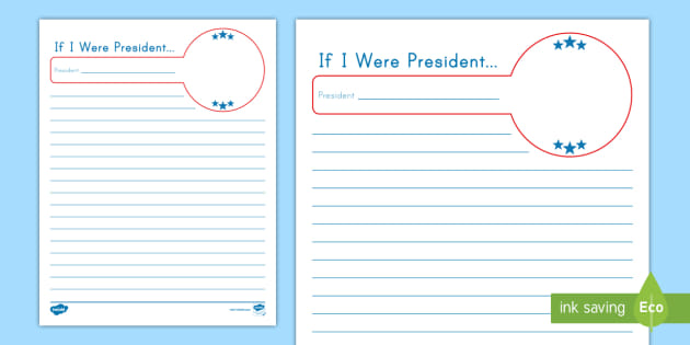 if i were president for a day essay