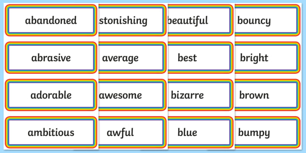 Wow Words Cards (Teacher Made) - Twinkl