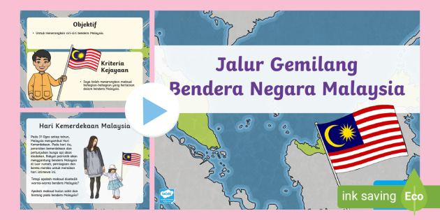 PowerPoint Jalur Gemilang Bendera Negara Malaysia