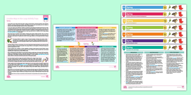 EYFS Ages 2-3 Spring Bumper Planning Pack (teacher made)