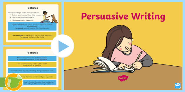 free persuasive writing powerpoint