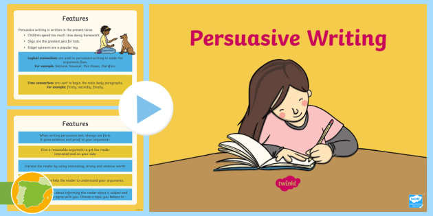 how to write persuasive essay ppt