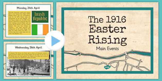 Easter Week 1916 Timeline _ An Easter Rising timeline: Sunday, April ...