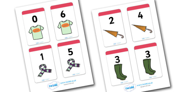 FREE! - Number Bonds to 6 Matching Cards (Clothing) - Number Bonds ...