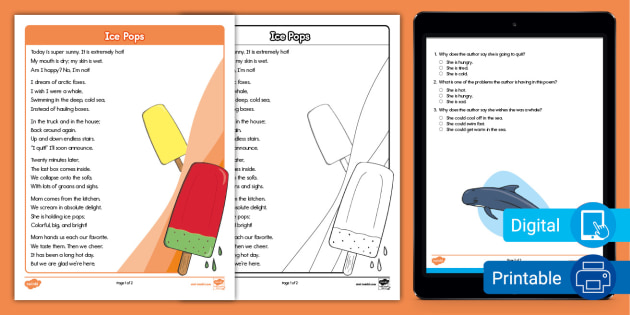 second-grade-ice-pops-reading-passage-comprehension-activity