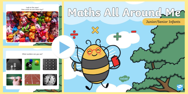 Maths All Around Me PowerPoint,maths is everywhere - Twinkl