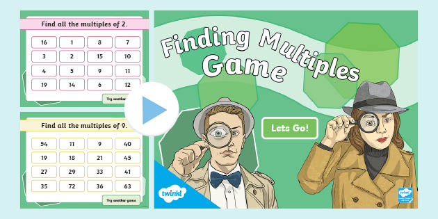 Finding Multiples Game (teacher made)