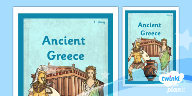 History: Ancient Greece UKS2 Unit Book Cover (teacher made)