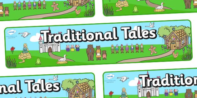 Free Traditional Tales Display Banner Traditional Tale Story