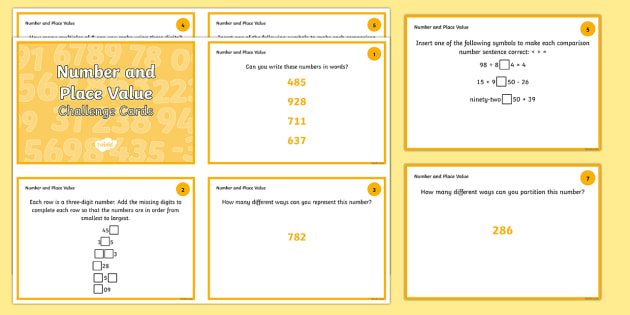 y3 place value problem solving