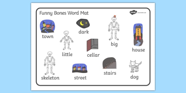 T T 1593 Funny Bones Word Mat Images_ver_1