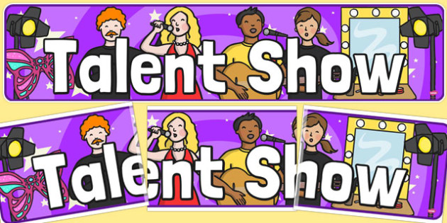 Talent Show Role Play Display Banner (teacher made)