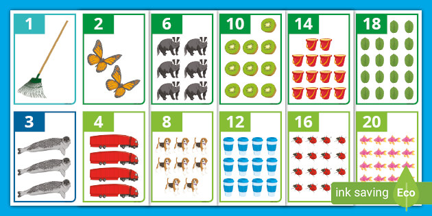 resources printable number flashcards number s 1 20 maths digital file for counting cards 1 20 education learning to count learning toys toys games