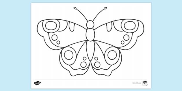 free printable butterfly colouring page colouring sheets
