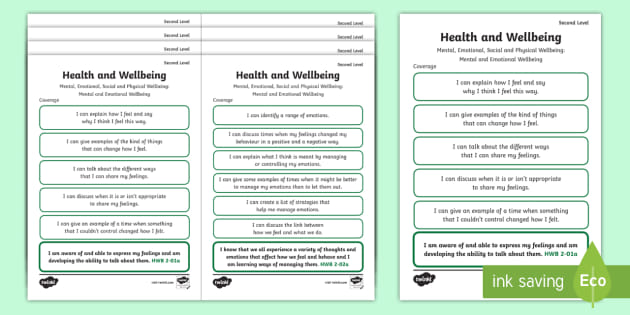 CfE Second Level Health and Wellbeing (Mental and Emotional Wellbeing)