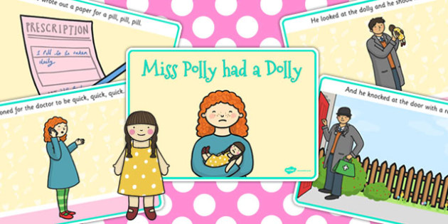 Miss Polly Had A Dolly Sequencing (A4) - Miss Polly Had A Dolly , Nursery