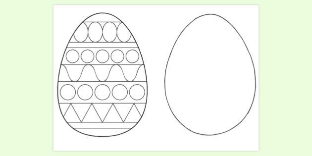 Easter Egg Colouring | Colouring Sheets