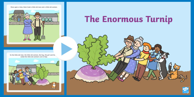 The Enormous Turnip Story PowerPoint - the enormous turnip 