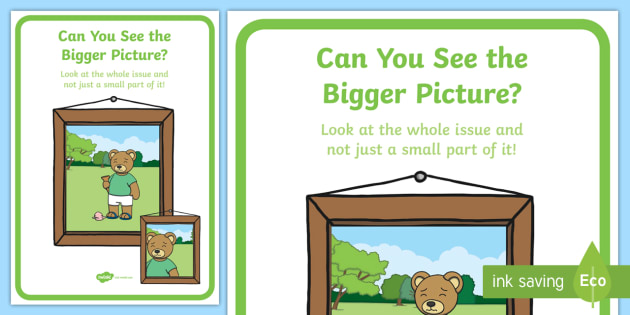 seeing the bigger picture presentation
