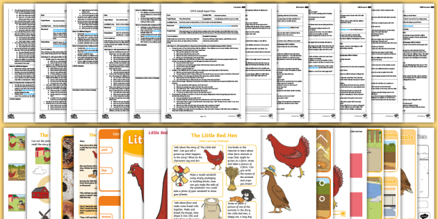 The Little Red Hen Planning Eyfs