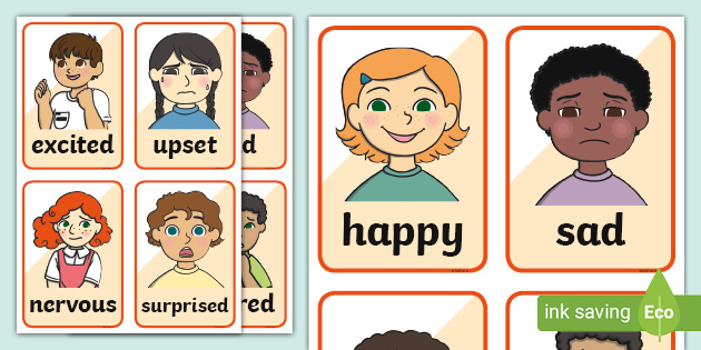 Feelings Check In Cards - EYFS and Early Level resources