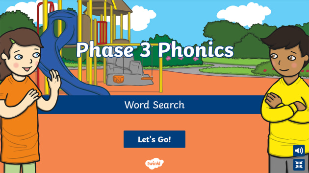 Phase 3 Phonics Pictures To Captions Interactive Matching Activity