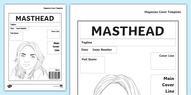 Magazine Cover Template - KS1 Activities - Resources