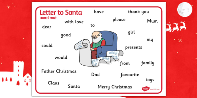 Letter To Santa Example Ks1