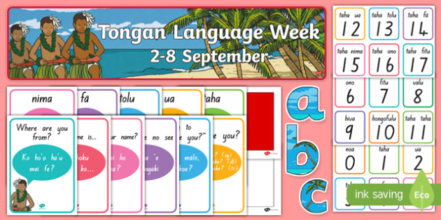 Tongan Language Week Resource Pack