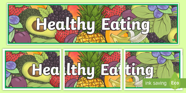  Healthy Eating Banner fruit vegetables eatwell health 