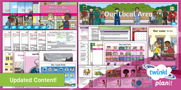 Geography: Our Local Area Year 1 Unit Pack (teacher Made)