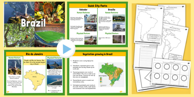 Brazil Geography Ks2 Geography Resources Teacher Made