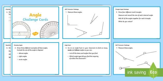 The Great Angle Challenge Worksheet Answers
