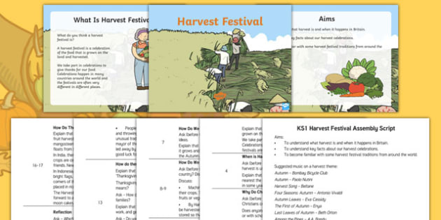 KS1 Harvest Assembly Pack (teacher made)